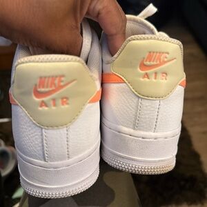 Nike Sneakers - White and Orange